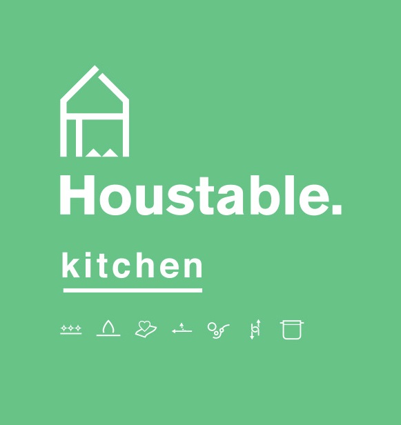 Houstable Kitchen APRON  RED